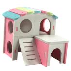 хомяк Hedgehog мышь morumoto bed house клетка лестница движение игрушка розовый 