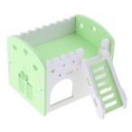  хомяк house натуральный living дерево структура замок мелкие животные Play undochu- игрушка - зеленый 