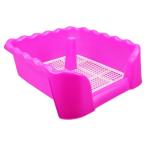  собака для туалет . собака туалет tray закрытый наружный домашнее животное .... туалет для средних собак rose красный 