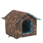  оскфорд ткань уличный . хорошо кошка теплый house водонепроницаемый bed палатка зимний квадратное S Brown 