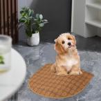 ペット冷却マット犬クレートパッド猫ベッドマット犬小屋クッションスリープパッドポータブルL