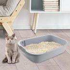  для домашних животных туалетный наполнитель tray open top кошка для туалет box высокий боковой закрытый кошка для хомяк серый 36x30x10cm