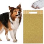 犬用スクラッチパッド 丈夫な爪研削 クライミング インタラクティブおもちゃ 犬 猫用 イエロー