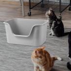  кошка для туалет box портативный глубокий Roo Large Space bed хлеб open top для домашних животных туалет tray серый 