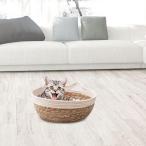  ручной вязки кошка bed корзина собака bed. гнездо японский кошка. коготь .. корзина белый M