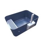  open top кошка туалет box Kitty туалет хлеб высота . повышать . починка простой спрей предотвращение крепкий маленький размер большой кошка сопутствующие товары кошка туалет кошка туалет хлеб 