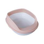  для домашних животных туалет туалет высокий сбоку . хомяк ba колено салон кошка для туалет свет розовый 45cm