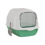  воздухо-непроницаемый type кошка песок tray песок утечка предотвращение удален возможность . кошка для туалет зеленый 