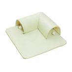 猫用ベッドマット 洗える 取り外し可能 多目的クッションパッド ポータブル 冷却マット 50x50x19cm グリーン