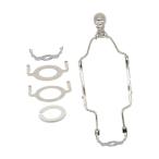  лампа затенитель от солнца арфа держатель настройка возможность универсальный DIY лампа арфа свет фитинг арфа серебряный цвет 