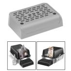  кошка для туалет кейс туалет tray для foot панель маленький размер * высота . кошка для для домашних животных туалет tray серебряный 