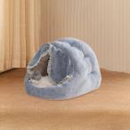  кошка bed .. теплый мягкий дверь занавески имеется кошка. гнездо закрытый еж для заяц голубой 