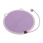  кошка. коготь .. коврик хлопок трос раунд 19.7 дюймовый кошка. коготь .. накладка стена развлечение для лиловый 