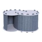  кошка для Play тоннель bed . починка простой 2 шт. кошка для развлечение место "дышит" выдающийся домашнее животное house темно-серый 