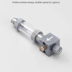  аквариум для CO2 Bubble счетчик aluminium сплав производства легкий CO2 регулятор Bubble мера модуль для бытового использования аквариум устройство 
