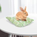 ウサギ用ベッド 抱き枕 夏用 クールマット 涼しく過ごせる ウサギベッド クールパッド チンチラ 子猫 子犬 室内 小動物