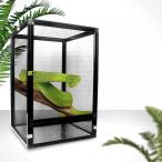  змея для aluminium экран клетка 360 раз вид сборка простой рептилии террариум 23x23x33cm