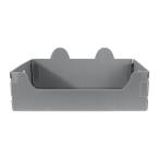  кошка для туалет симпатичный открытый кошка туалет tray мелкие животные для заяц серый 