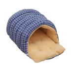  половина воздухо-непроницаемый тип зимний p Rush кошка cave bed толстый soft подкладка 21.6×15.7×11.8 дюймовый голубой 