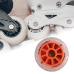 Fenteer PU производства ролик skate колесо роликовые коньки колесо все 4 цвет - orange, 100mm