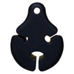  удочка крепление зажим удобный . наружный рыбалка удочка фиксация мяч черный 