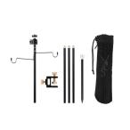  кемпинг фонарь подставка лампа подставка складной aluminium портативный легкий свет держатель свет подставка вешалка сад 