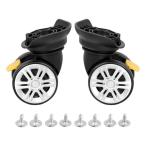  багаж чемодан колесо тихий .. дыра pitch 1.3 дюймовый для замены багаж колесо 2 шт тормоз имеется 