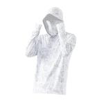  мужской солнцезащитное средство Parker рубашка тонкий Rush Guard рыбалка уличный летний L белый 