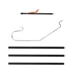  кемпинг фонарь подставка легкий простой сборка свет висячий paul (pole) черный 