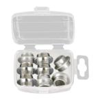 8 шт роликовые коньки подшипник проставка детали 8mm женский скейтборд уличный серебряный 