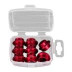 8 шт роликовые коньки подшипник проставка детали 8mm женский скейтборд уличный красный 