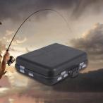  рыбалка для коробка для рыболовной снасти место хранения tray многофункциональный водонепроницаемый рыбалка tool кейс черный 