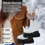  конькобежный спорт лезвие покрытие 2 шт портативный фигурное катание тренировка для черный M