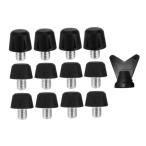  футбол обувь шиповки регби обувь stud 8mm 10mm черный 12 шт. комплект 
