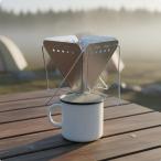 コーヒードリッパー 折りたたみ ワイヤーフレーム コーヒーフィルター 折り畳み薄型 コーヒーストレーナー 軽量携行 安定設置 304ステンレス ソロキャンプに適用