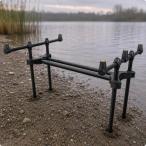 1 пункт Fishing Rod Stand регулировка свободный держатель для удочки устойчивость foot удилище Pod место хранения . высокий легкий aluminium установка короткий час стержень. гарантия . улучшение работа плата уменьшение лодка рыбалка . применение 