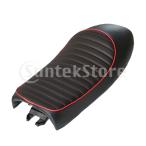  мотоцикл универсальный Hamp стиль retro Cafe Racer подушка сиденье кожа let долговечность водостойкость качество гарантия все 5 цвет - черный 