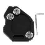 オートバイ サイドスタンド プレート キックスタンド エクステンション パッド Bmw F800gs 2008-2014適用 全3色 - 黒