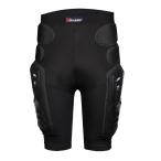 ヒップ保護 脚保護 鎧 パンツ ブラック オートバイ用品 多用途 品質保証 専用 全2サイズ選べる - ブラック, XL