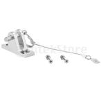 ステンレス鋼 デッキヒンジ ボート ビミニトップ クイックリリースピン シルバー ネジ付き