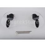 オートバイフロントガラスウインドスクリーンエクステンションスポイラーウィンドデフレクター