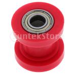  красный. машина поэтому. мотоцикл 10 mm цепь ролик шкив натяжитель колесо гид 