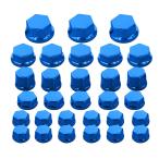  Yamaha Kawasaki Honda Harley Honda голубой для 30Pc мотоцикл гайка винт покрытие 