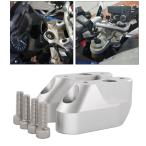 オートバイアルミ合金ハンドルバーライザークランプキット高さアダプタbmw r1200rs  2016置き換え簡単インストール軽量