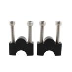 2 個オートバイハンドルバーライザ�