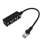 Fenteer RJ45 1 - 3i-sa сеть LAN сетевой кабель splita3 way ek stain da адаптер ABS