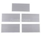 5pcs теплоотвод охлаждающий ласты .. доска CPU RAM LED свет для aluminium 100*45*10mm