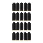 モバイルゲーム用の20個のゲーミングフィンガースリーブ防汗通気性カバー , 黄色