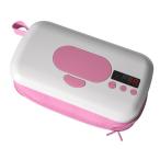  portable wet wipe warmer wipe dispenser case certain temperature repeated use possibility pink 