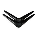 2 個 テレビスタンド脚 ブラック 滑り止め 15〜30インチテレビ用 ベースホルダー 頑丈 軽量 取り付け簡単 アクセサリー